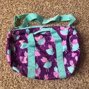 Pottery Barn Kids small duffle bag mackenzie fairy fairies ballerina dancer